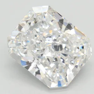 4.01 Carat F/VS1 Elongated Radiant Cut Lab Grown Diamond CVD | Loose