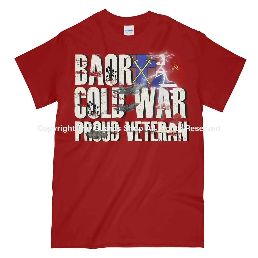 BAOR COLD WAR VETERAN Printed T-Shirt