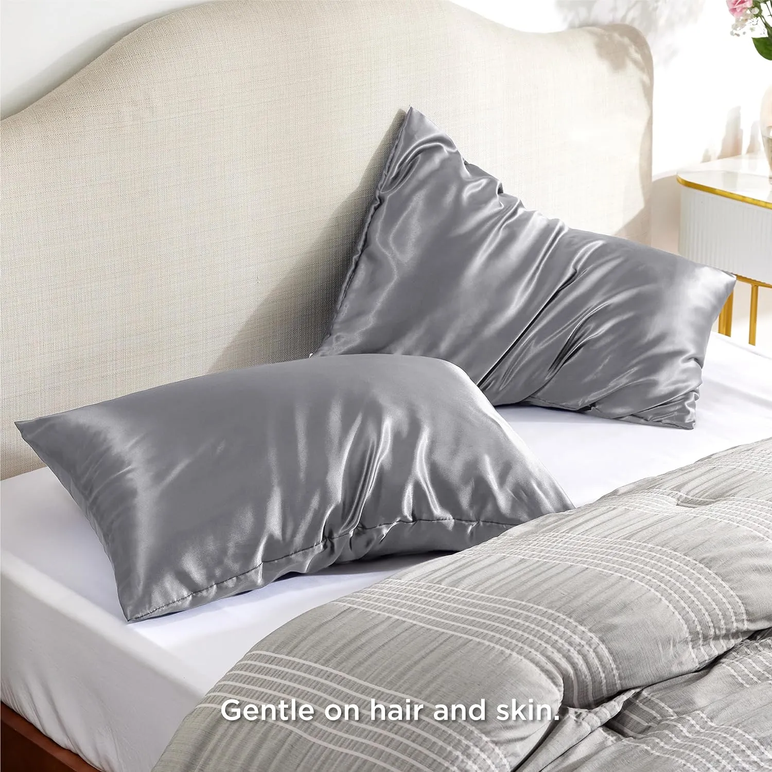 Bedsure Satin Pillowcase Satin