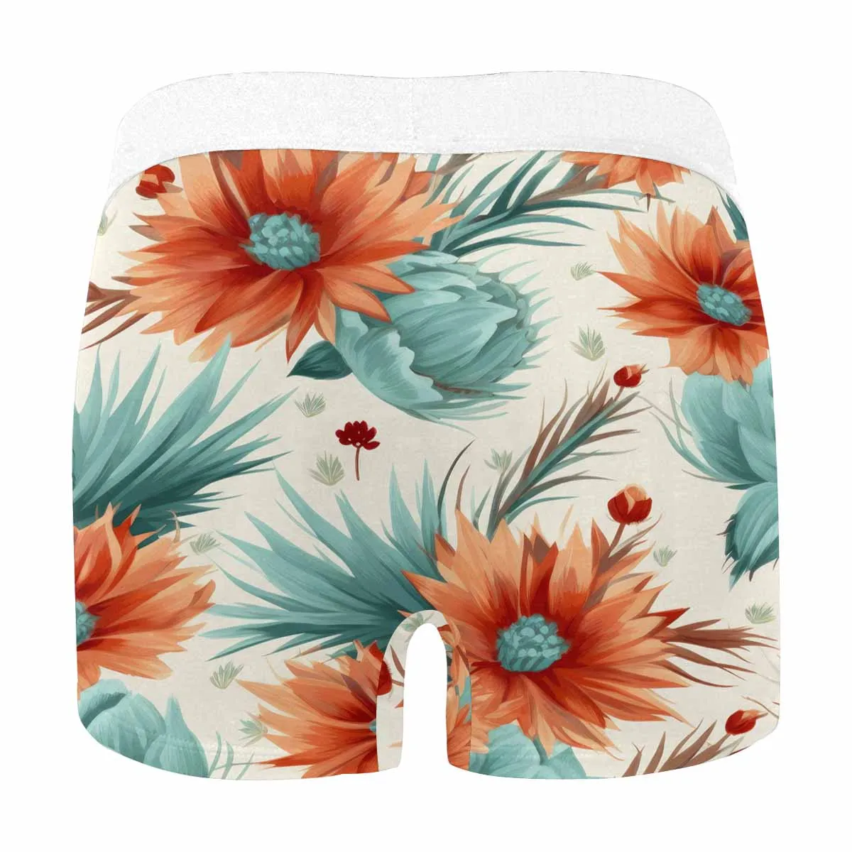 Boho Floral Men's All Over Print Boxer Briefs (Made In AUS)