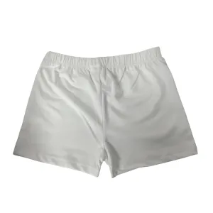 Boys White Gymnastics Shorts