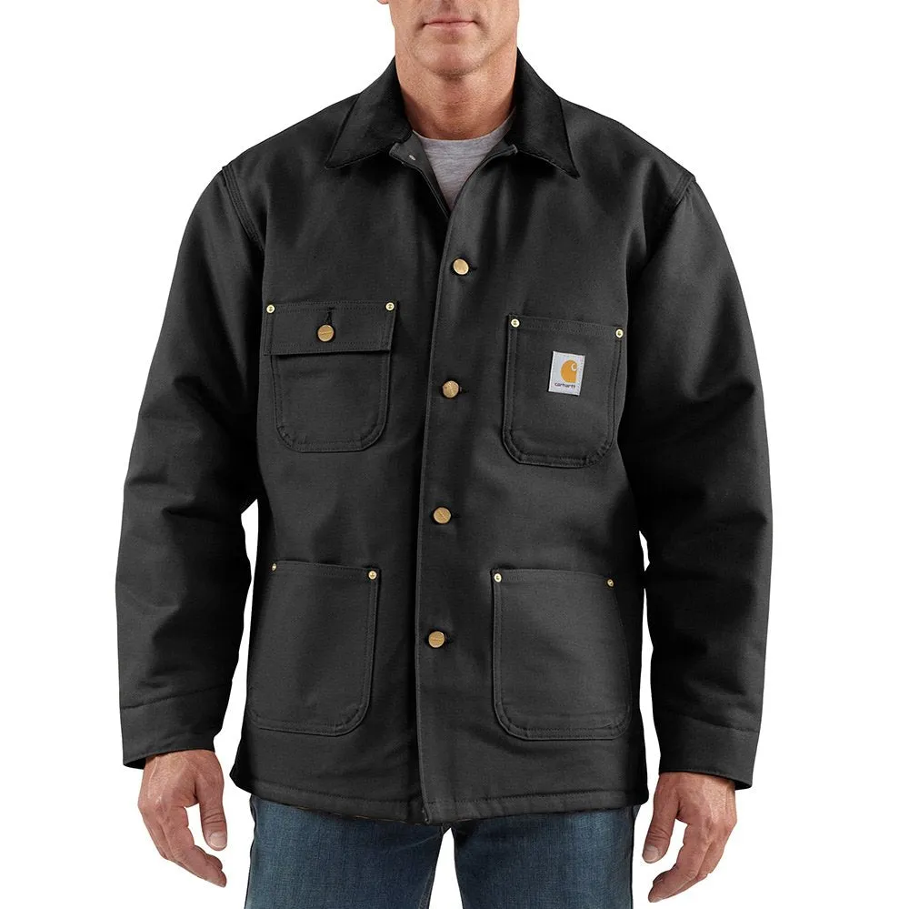 Carhartt Mens 103825 Big & Tall Blanket Lined Duck Chore Coat