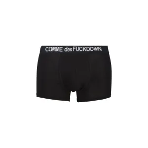 Comme Des Fuckdown Black Cotton Underwear