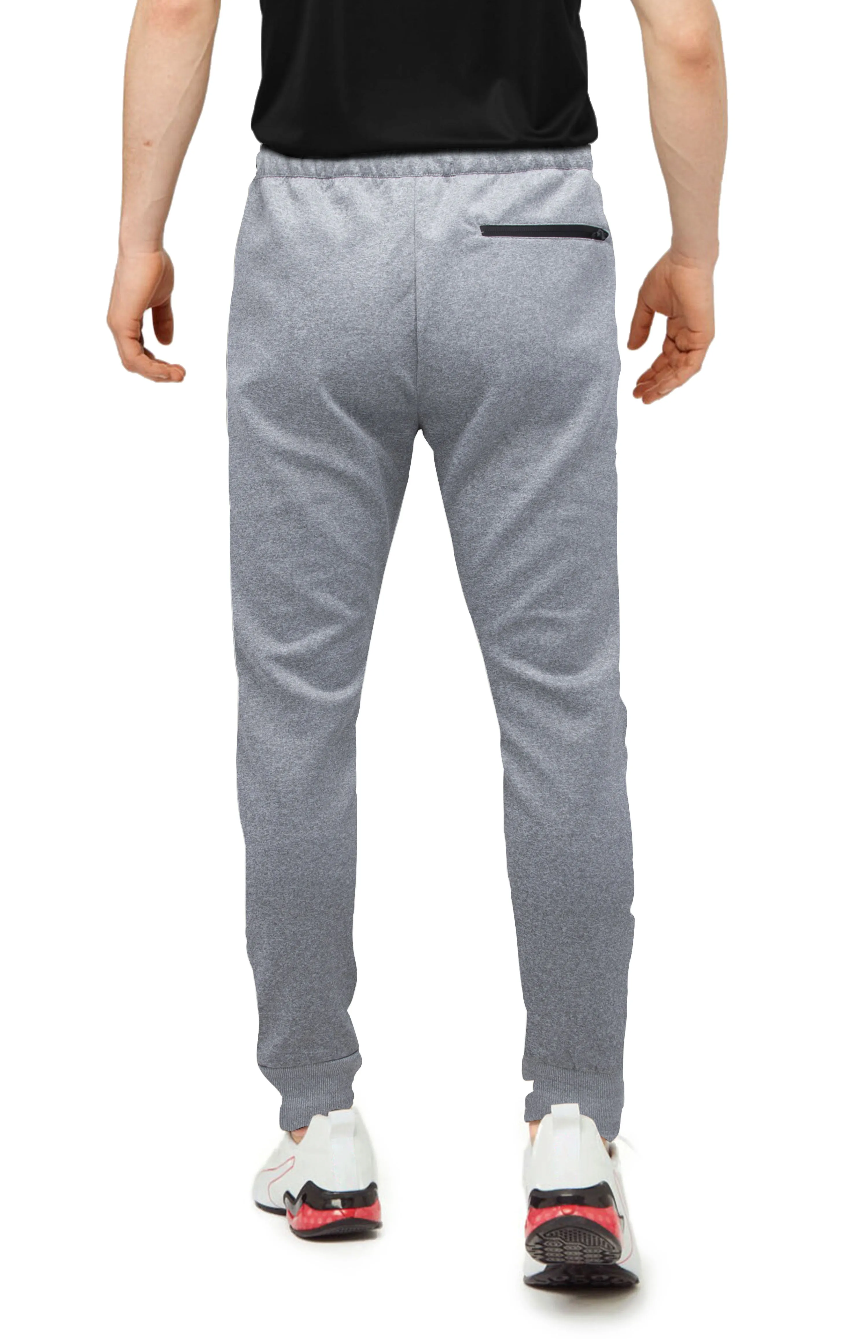 Cultura Men's Zip Pocket Tech Fleece Jogger Sweatpants