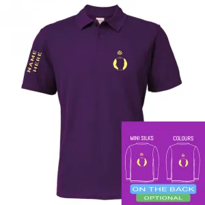 D P Sharkey Horse Racing Custom Polo Shirt