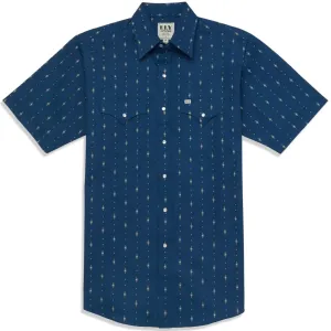 Diamond Aztec Shirt - Navy