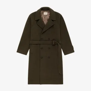 Double-Breasted Wool Topcoat