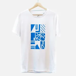 Geometric Grid T-shirt Made Of Organic Cotton