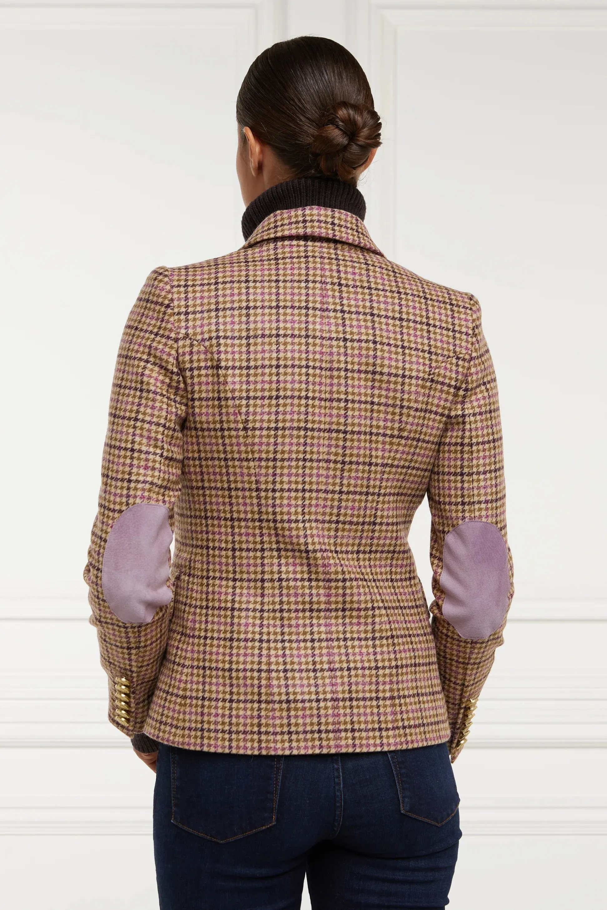 Holland Cooper Knightsbridge Ladies Blazer in Sudeley Pink Tweed