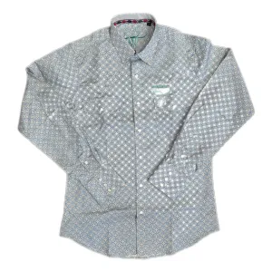 Light Blue Pattern L/S