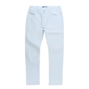 M1901 Makobi Segreto Waxed Jeans - White