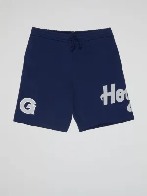 Mitchell and Ness - NCAA Game Day Ft Shorts Georgetown - Navy