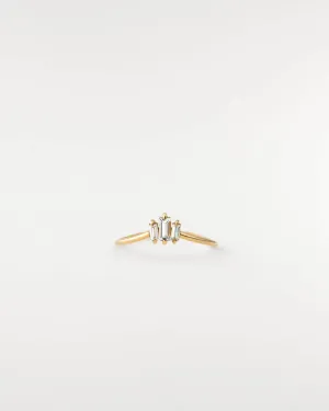 Prisma White Sapphire Ring