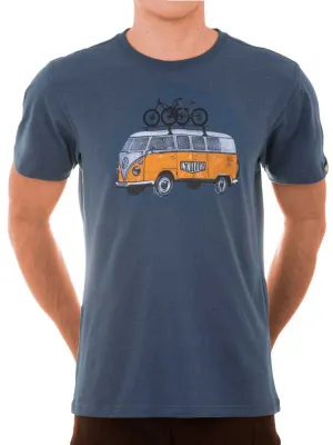 Road Trip MTB T Shirt Blue