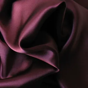 Satin Pillowcases. Rich Plum Color. A Classy, Romantic Look and Feel