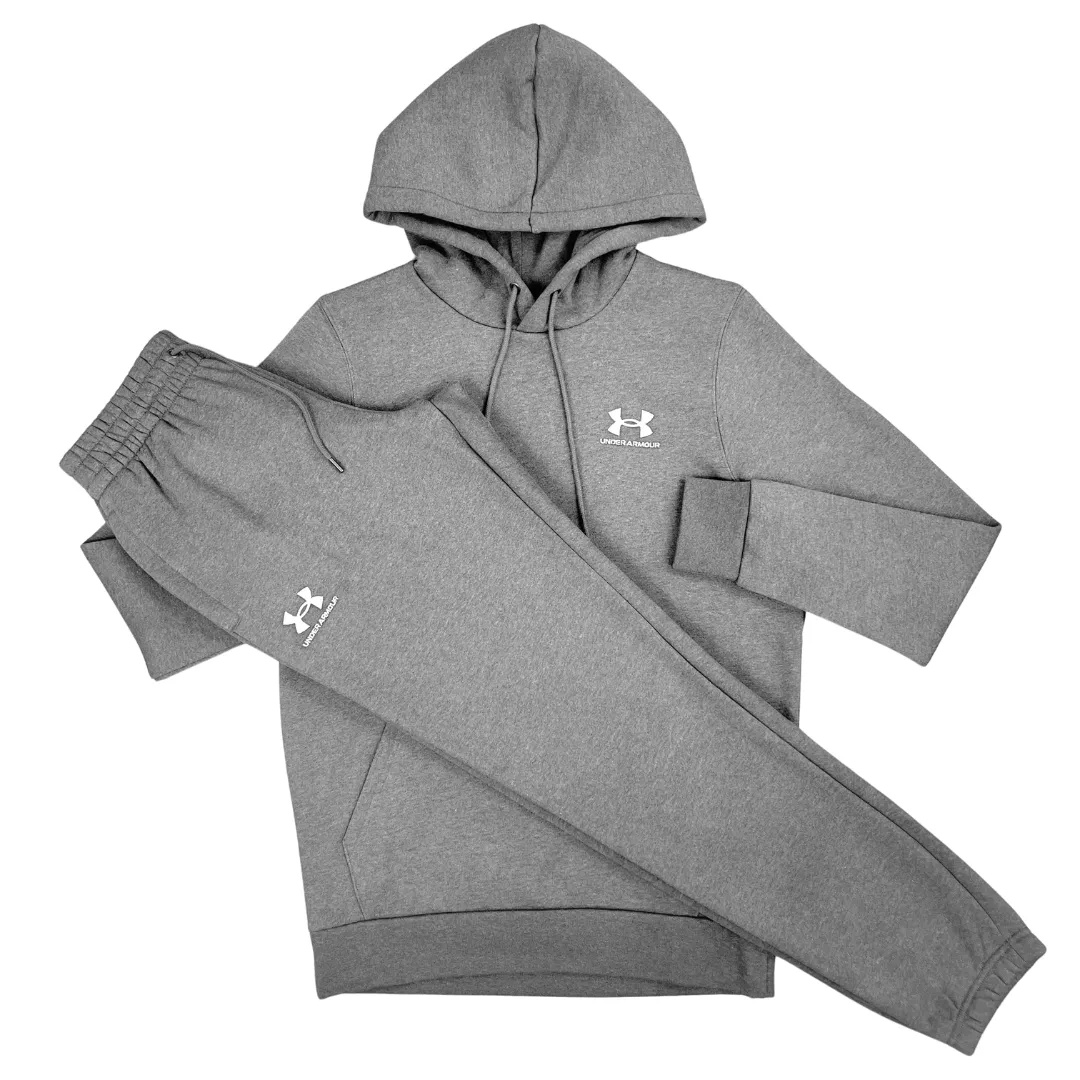 Under Armour Essential Fleece Tracksuit - Grey